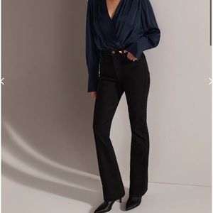 THE VALENTINA SHORTIE SUPER HIGH RISE MINI BOOTCUT favorite daughter